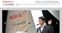 Việt speaking at Prudential Eye awards ceremony 